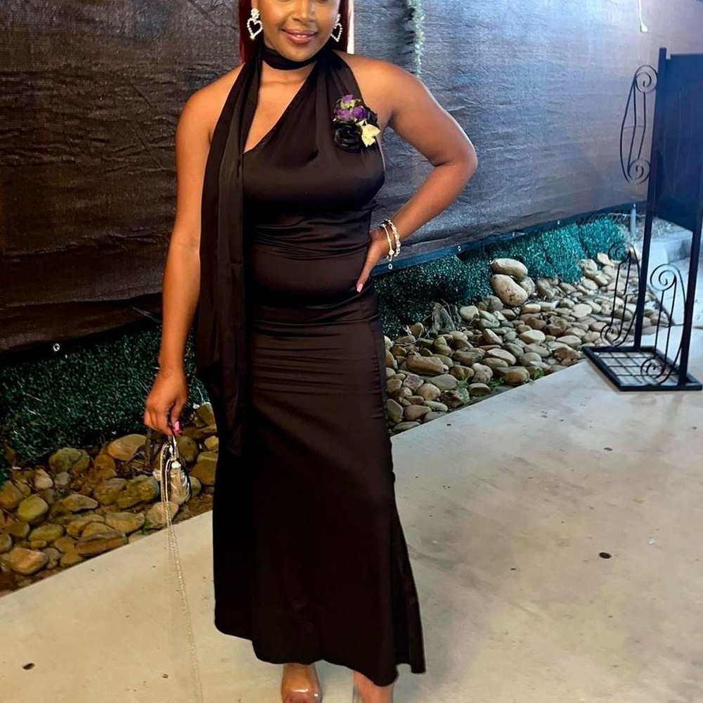 Black gown